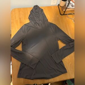 Tek Gear Charcoal Hooded Shirt